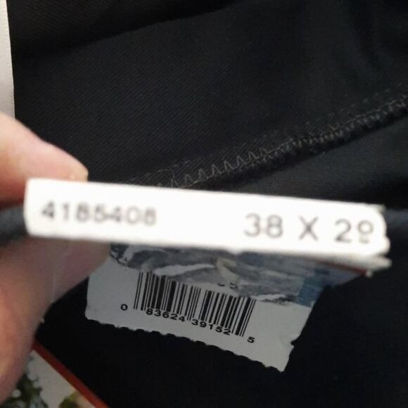 Lee NWT No Iron Navy Pleated Front 4 Pocket Dress Pants Size 38×29 - Picture 7 of 8